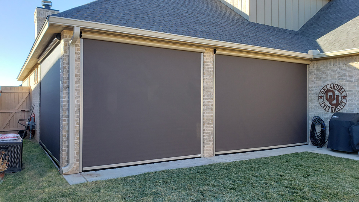 Motorized Patio Screens & Retractable Shades | Sunset Outdoor